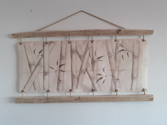 Bamboo on Sailcloth (40x90cm)