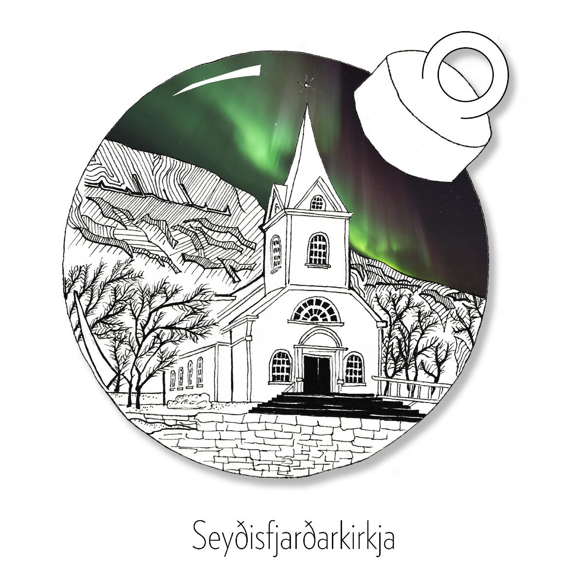 Jólamerkimiðar - Jólakúlur